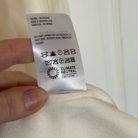 Reformation Gatsby Bridal Wedding Dress Size 0 NWT - Picture 9 of 9